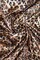 1 Yard Cheetah Print Satin Fabric Brown Small Pattern Lightweight Shiny Polyester 59/60 Inch Width
